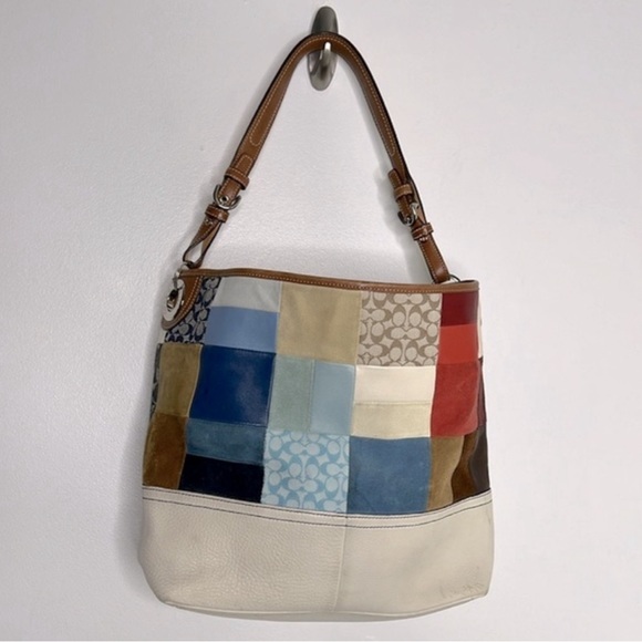 Coach vintage patchwork shoulder bag - Picture 5 of 11